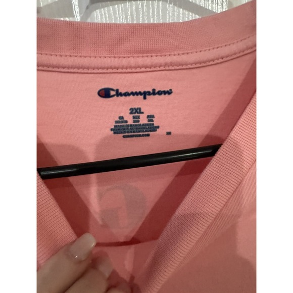 South Carolina Gamecocks Champion Pink LS Crew Neck Tee Shirt Men's 2x - Picture 4 of 6